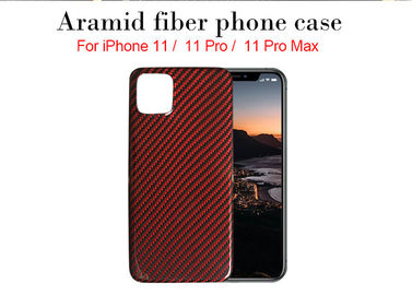Ốp lưng màu đen và đỏ Twill Aramid iPhone 11