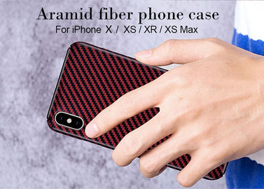 iPhone X Red Glossy Kết thúc Vỏ điện thoại Aramid Fiber
