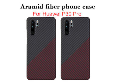 Ốp lưng toàn thân màu đen và đỏ Aramid Huawei P30 Pro