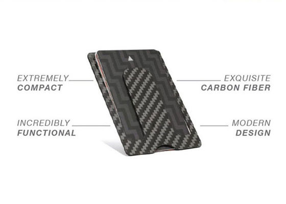 Một chiếc ví làm bằng sợi carbon thật có độ bền cao 10g