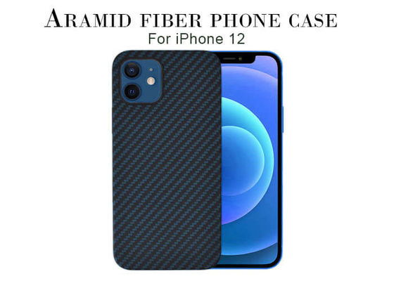 Vỏ iPhone bằng sợi Aramid màu xanh siêu mỏng đẹp cho iPhone 12 Pro Max