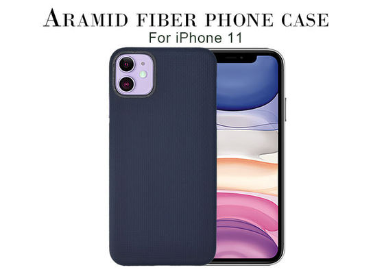 Vỏ carbon Thân thiện với sạc không dây Vỏ điện thoại bằng sợi Aramid iPhone 11