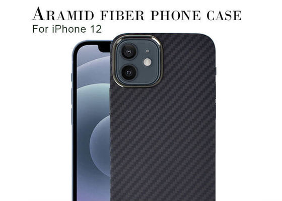 Bảo vệ toàn diện trong quân đội Vỏ sợi carbon Aramid thật cho iPhone 12