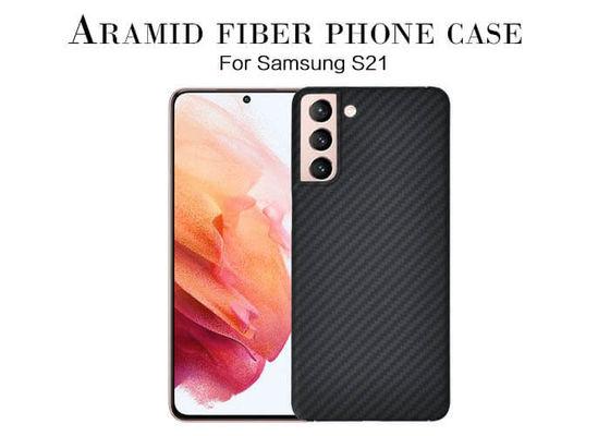 Thiết kế miệng núi lửa Vỏ điện thoại sợi Aramid OEM cho Samsung S21