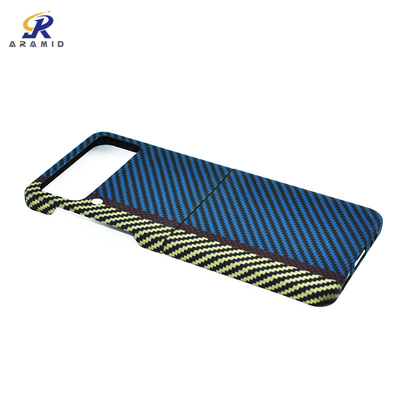 Màu sắc hỗn hợp tùy chỉnh Logo Aramid Fiber Case cho Samsung Flip 4