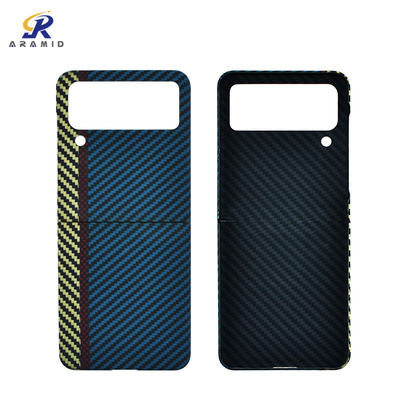 Màu sắc hỗn hợp tùy chỉnh Logo Aramid Fiber Case cho Samsung Flip 4