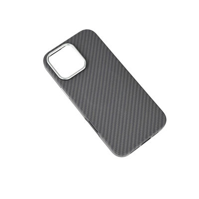 Vỏ điện thoại bằng sợi magnetic Aramid mỏng 0,8mm 16g cho iPhone 16 Pro với tiêm bên và nắp đầy đủ