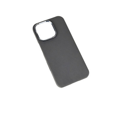 Ốp điện thoại sợi carbon aramid từ tính khung kim loại tùy chỉnh cho iPhone 16 Pro