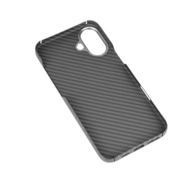 Ultra Thin 0.8mm 16g Đèn nhẹ chống bụi Vỏ điện thoại từ sợi Aramid cho iPhone 16 Pro