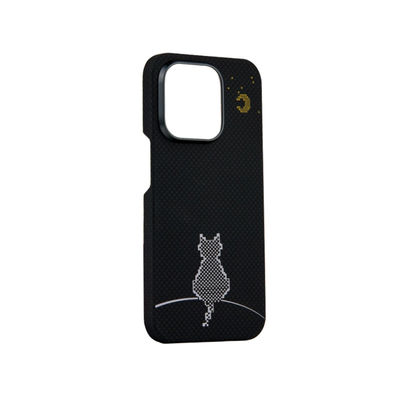 Ultra Thin 0.8mm Độ dày 16g Trọng lượng chống bụi vải Aramid Case điện thoại cho iPhone 16 Pro Max