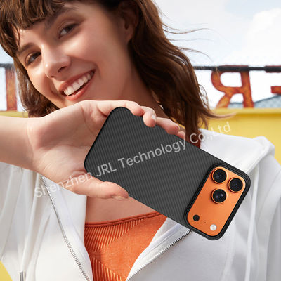 600D Pattern Customized Aramid Carbon Fiber Mobile Cover for iPhone 17 Pro Max