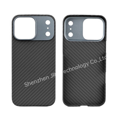 Khả năng tùy chỉnh khung kim loại Ultra Thin Aramid Carbon Fiber Mobile Cover cho iPhone 17 Pro