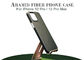 Chất liệu hàng không vũ trụ Vỏ điện thoại Aramid Carbon cho iPhone 12 Pro Max