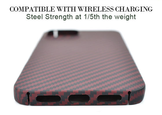 Vỏ điện thoại bằng sợi Aramid mỏng bằng giấy Vỏ iPhone bằng sợi carbon