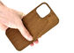 Vỏ điện thoại bằng gỗ thật chống va đập siêu nhẹ cho iPhone 12