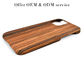 Vỏ điện thoại bằng gỗ thật chống bụi bẩn iPhone 12