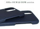 Vỏ bằng sợi carbon màu xanh cho iPhone 11 Pro Max Aramid Fiber Case