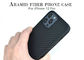 Vòng nhựa màu đen Vỏ điện thoại sợi Aramid cho iPhone 12 12 Pro