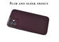 Vỏ điện thoại di động bằng sợi Kevlar Aramid cho iPhone 14 màu đỏ, Vỏ điện thoại bằng sợi carbon cho iPhone