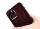 Vỏ bằng sợi carbon Aramid màu đỏ bóng hoàn thiện iPhone 12 Pro
